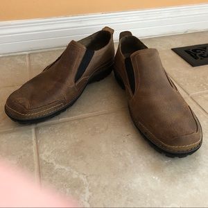 Leather Timberland loafers, men’s size 11M